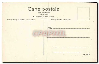 Bairro nativo - Aden No. 27 — Verso