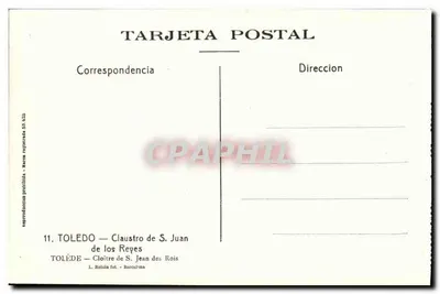 Toledo — Klasztor Świętego Jana Królewskiego — L. Roisin fot. - Barcelona — Rewers