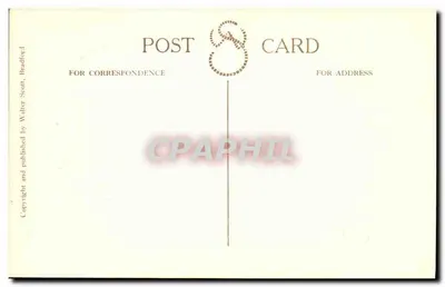 O coro, vista para leste, Abadia de Westminster — H872 — editor Walter Scott, Bradford — Verso