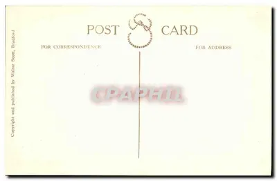 O coro, vista ocidental. Abadia de Westminster — H874 — Walter Scott, Bradford — Verso