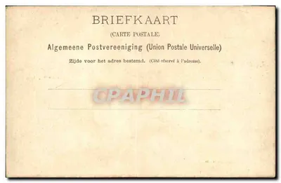 Agricultura de trigo e ponte — Leiden — R. & J. D. — Verso