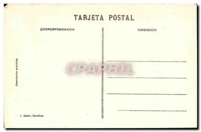 Sevilla — Wieża Złotego Ptasia — widok na historyczną wieżę — L. Roisin, Barcelona, nr 20 — Rewers