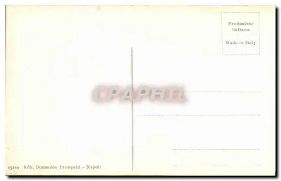 Pompei - Tempel van Jupiter — uitgever Domenico Trampetti, Napels, n° 15109 — Achterkant