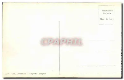 Pompeia - Templo de Apolo — editor Domenico Tramipetti, n° 15106 — Verso