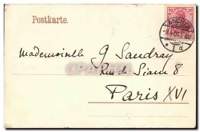 Aachen-Burtscheid — Hauptstrasse — H. R. in A. 8622 — Verso
