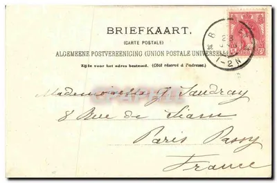 Zutphen — Canal bordé de maisons — Éditeur De Berkel — Verso