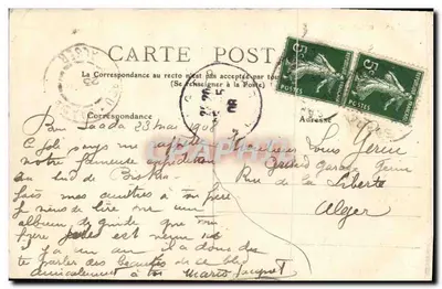 Bou-Saada — Ogólny widok — Drevluss, bracia, wydawcy, Annaba (Algieria) — Rewers