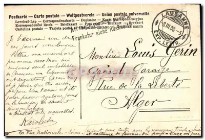 Montreux — Vue générale — éditeur anonyme, n° 803 — Verso