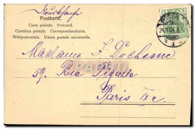 Posen: Museu Kaiser Friedrich — Temas escultóricos — editor não visível — Verso