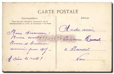 Rue Prévost Paradol — Mustapha-Belcourt — Zbiór P. S. — Rewers