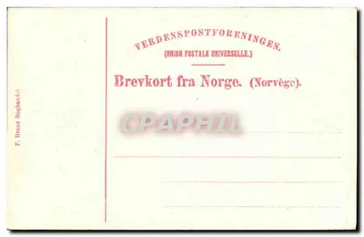 Troldfjord — Noruega — editor F. Bruns Boghandel — Verso