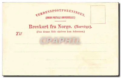 Slettafos — Romsdalen — N.K. No. 361 — Verso