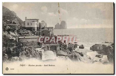 Capri - Marina pequena - Sant'Andrea — editor Brunner & C., Como-Zurich, n° 8163