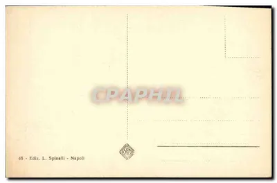 Vulcão Vesúvio em erupção — Nápoles — Edição L. Spinelli, n°46 — Verso