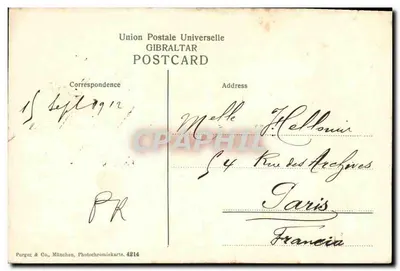 Vue du port d'Algeciras — Gibraltar & Co. Nr. 14 — Rewers