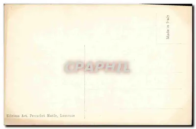 Vista de Vevey — Plano e Mont Pelerin — Edições Art. Perrochet Matile, Lausana — Verso