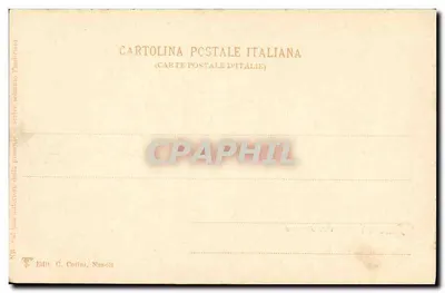 Pozzuoli — widok z morza — Edit. C. Cotini, Napoli — Rewers