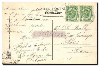 La Panne — panorama — wydawca: La Panne — Rewers