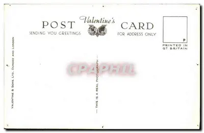 Bilhete postal antigo Old Houses Wool Lane Midhurst — Verso
