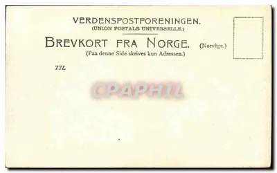 Lyngenfjord — watervale met sneeuwbedekte bergen — J.V. — Achterkant