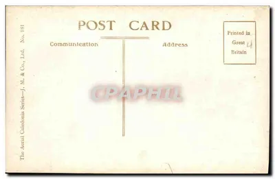 Dunfermline — vista aérea — Aerial Photos, Ltd., Edimburgo, n° 181 — Verso