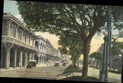 Habana: Paseo del Prado o de Marti — Promenade — República de Cuba