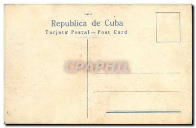 Habana: Castelo do Morro — Castelo do Morro — República de Cuba — Verso