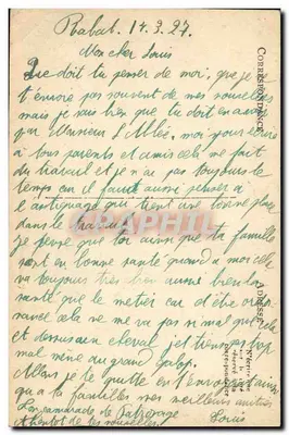 Rabat — Gärten der Oudaias und die Medersa — L.L. — Rückseite