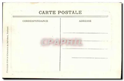 Toulouse — Jardin-Royal — Phototype d'Art et d'Industrie du Sud-Ouest — Verso