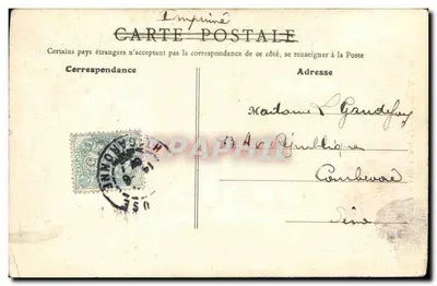 Toulouse — Porte de l'Hôtel de Felzins — M.B. n°56 — Achterkant