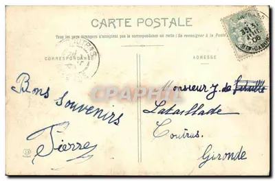 Cathedral of Saint-Bertrand-de-Comminges — 1st Series — Labouche brothers, Toulouse — Back