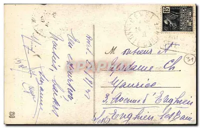 Kaskada i gerba Świętego Ferréola — Haute-Garonne — Phototype Ladoque Toulouse — Rewers
