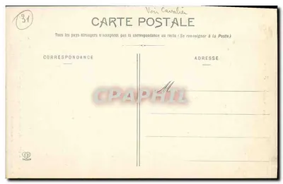 Luchon — Most Lapadé (na trasie Wąwozu Lys) — Pyrenées (1. seria) — Fototypia Labouché Frères Toulouse — Rewers