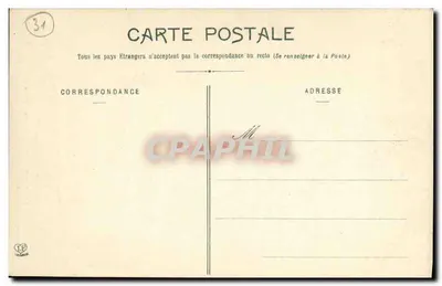 Luchon — Wodospad Piekielny — Fototypia Labouche Frères, Toulouse, 1. seria — Rewers
