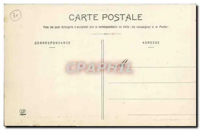 Luchon — Most Ravi przy połączeniu dróg Hoste i doliny Lys — fototypia Larouche Frères Toulouse (1. seria) — Rewers