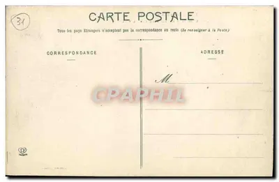 Luchon - Wieża Castel-Viel — Pireneje (1. seria) — Fototyp Labouche Bracia Toulouse — Rewers