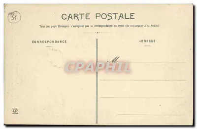 Pyrreny (1. seria) — Trasa Doliny Lysu — Gouffre Marin-Louis — Wydawca: Laroche Frères Toulouse — Rewers