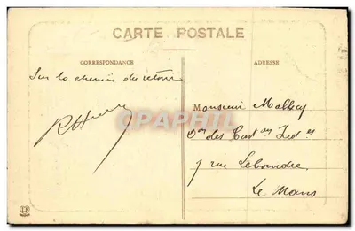 Toulouse - Facha de la Catedral y Plaza — Labouche Frères, Toulouse, n°4 — Reverso