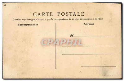 Toulouse — Ogólny widok, z dzwonnicy Dalbade — J. Picot, seria 27 — Rewers