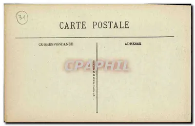 Toulouse — Ogród Muzeum i Wieża Klasztoru Augustynów — BR-4311 — Rewers