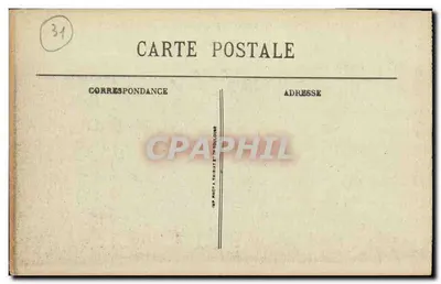 Toulouse — Plac Lafayette — Hotel Capoul & Duży Kawiarnia Restauracja Lafayette — Rewers