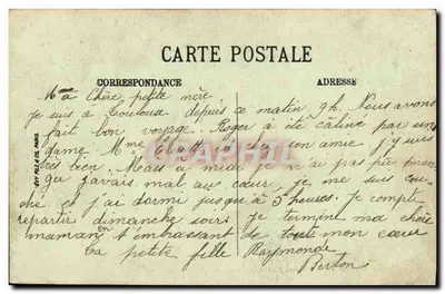 Toulouse — panorama ku Saint-Cyprien — LL, n° 186 — Rewers