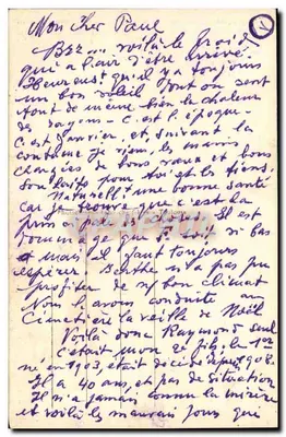Toulouse — Absydę Bazyliki Świętego Sernina — Ostatnie piętra dzwonnicy z XII wieku. Odbudowane w 1885 roku przez Viollet-le-Duc. Wydawca LF, nr 16. — Rewers