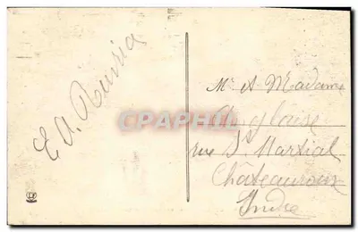 Toulouse - Wjazd główny do Grand-Rond — wydawca A. Présa, nr 29 — Rewers