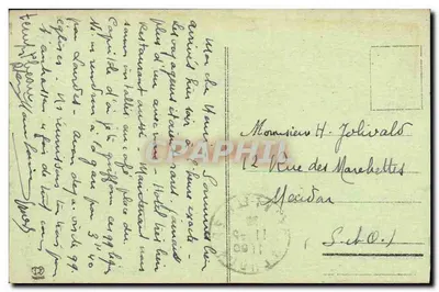 Toulouse - Vista geral sobre a Garonne — Toulouse La Rondelle, editor Toulouse Impr. Toulouse — Verso