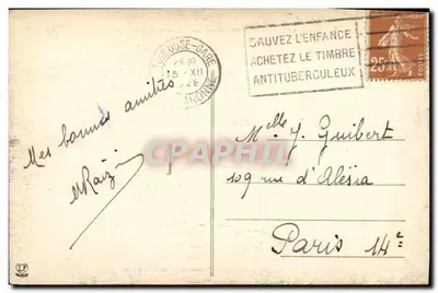 Toulouse — Rue d'Alsace-Lorraine i Square du Capitole — Rewers