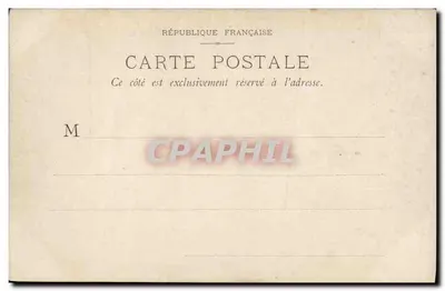 Nîmes — Pałac Carrée — Karta pocztowa francuska — Rewers