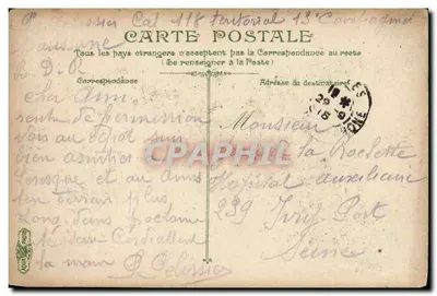 Nîmes - les Arènes un jour de courses — L.V.&C.S. — Verso