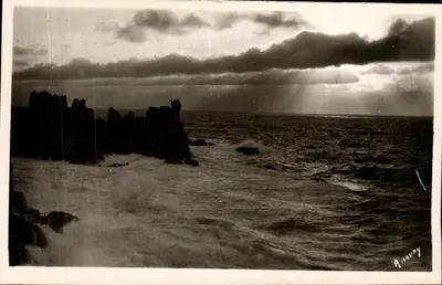 Ouessant — O rei Grallion — Pôr do sol — A. Maury