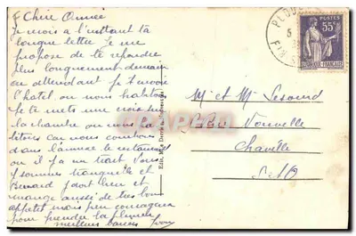Plouescat (Finistère) — Most Chrystus i rzeka « Kerallé » — Rewers